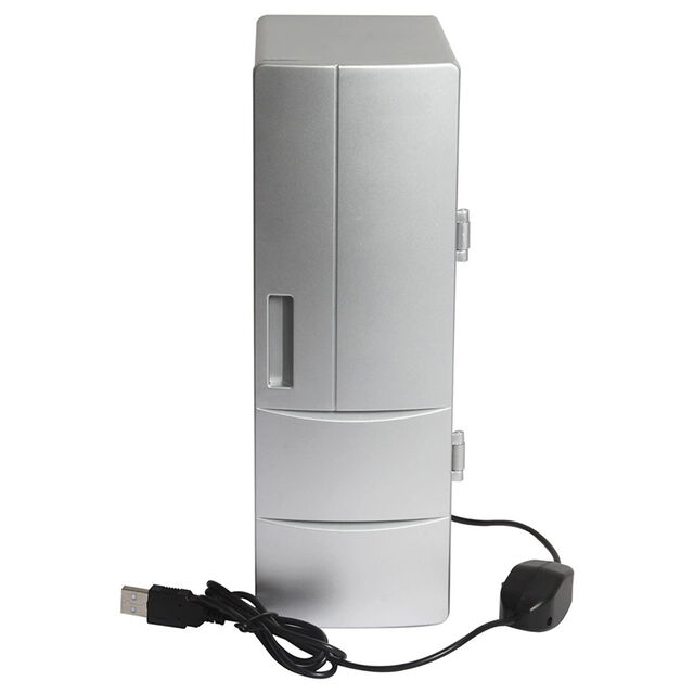 Usb fridge Cooler & Warmer Mini USB-Powered Beverage Drink Cans Cooler/Warmer Refrigerator
