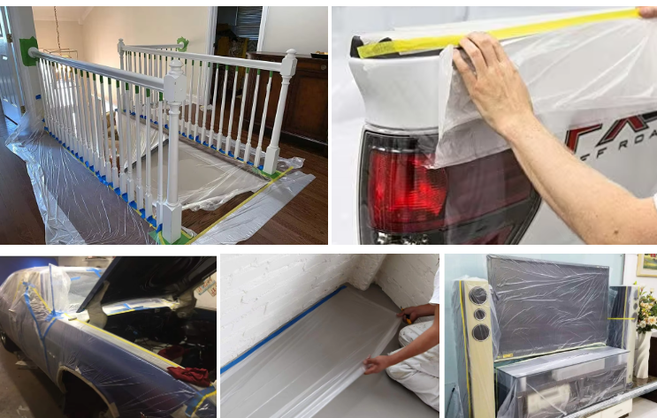 W010 Acrylic Single Sided Automotive Masking Paper 20m 18