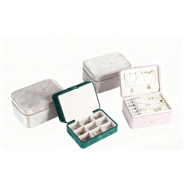 Boîte de Rangement de Bijoux de Luxe Multicouche, Étui de Rangement Pliable Magnétique pour Femmes