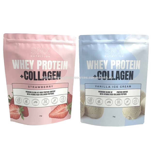SUNI Sports Nutrition Molkenprotein-Isolat 90% Erdbeere Großhandel Molkenproteinpulver Fitnessstudio-Nahrungsergänzungsmittel Mass Gainer Bulk