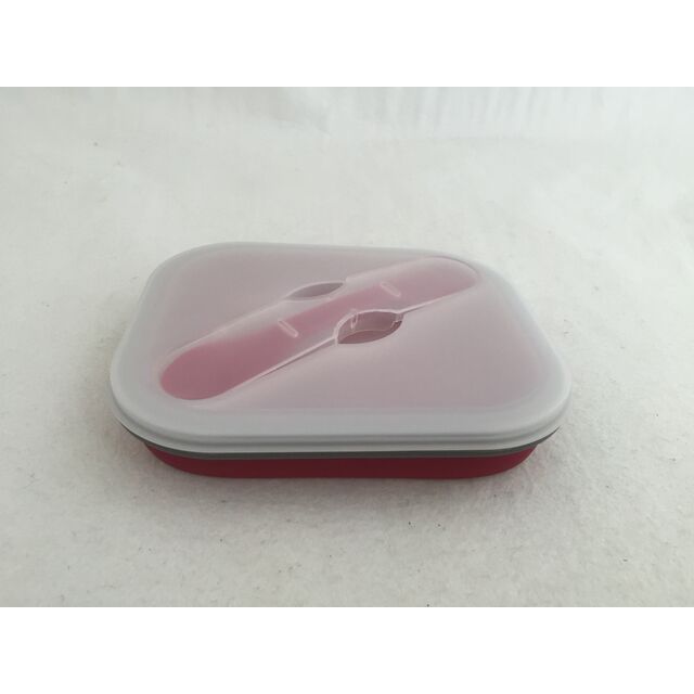 CL1D-MGB145 Boîte à Déjeuner Pliable en Silicone pour Camping - Récipient Alimentaire Réutilisable