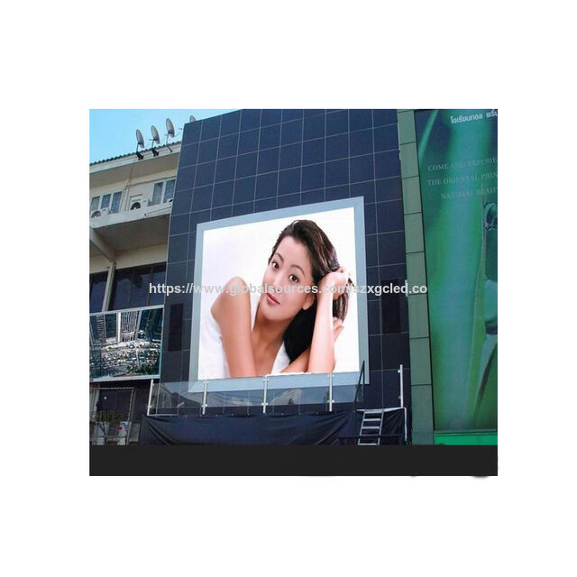 Écran d'affichage LED pour stade extérieur P6 RGB SMD, panneau d'affichage publicitaire commercial à LED