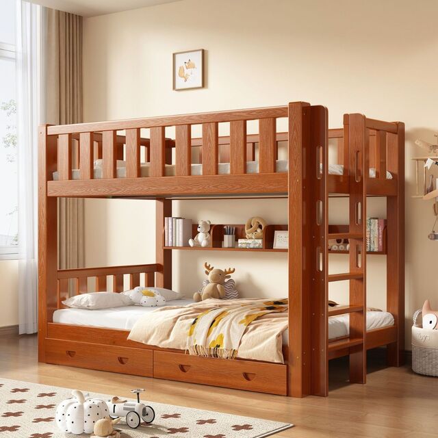 Standard-Etagenbetten Twin-over-Twin und Full-over-Full aus Holz