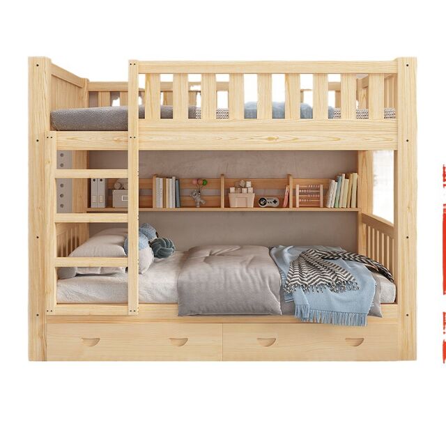 Standard-Etagenbetten Twin-over-Twin und Full-over-Full aus Holz