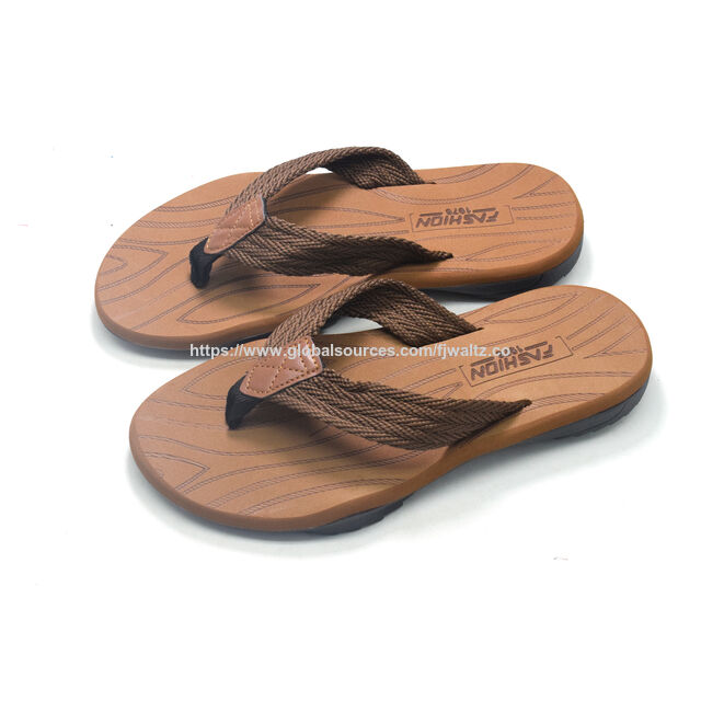 Tongs pour Hommes avec Soutien de la Voûte Plantaire, Chaussures Confortables pour la Marche, Sandales d'été de Plage à Thong avec Coussin, Sandales Thong pour Hommes