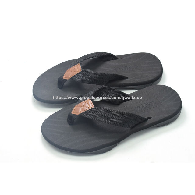 Tongs pour Hommes avec Soutien de la Voûte Plantaire, Chaussures Confortables pour la Marche, Sandales d'été de Plage à Thong avec Coussin, Sandales Thong pour Hommes