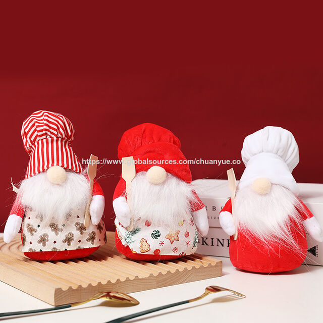 Neues Design Niedliche Plüsch-Zwergpuppen-Weihnachtsdekoration