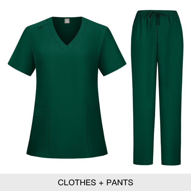 Combinaison Médicale en Tissu Doux, Respirante et Confortable, Uniforme d'Infirmière pour le Travail Hospitalier