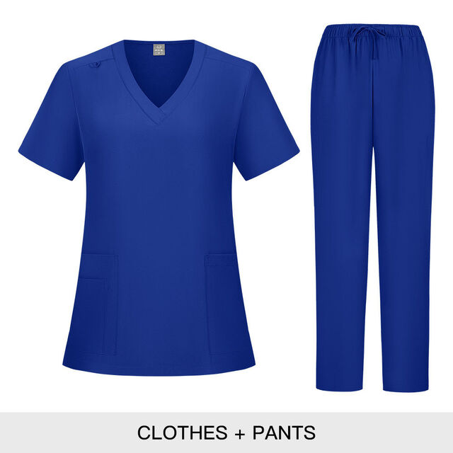 Combinaison Médicale en Tissu Doux, Respirante et Confortable, Uniforme d'Infirmière pour le Travail Hospitalier