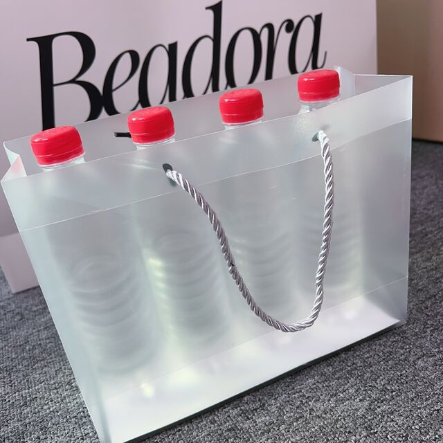 Bolsa de Presente Transparente à Prova d'Água de Plástico Fosco