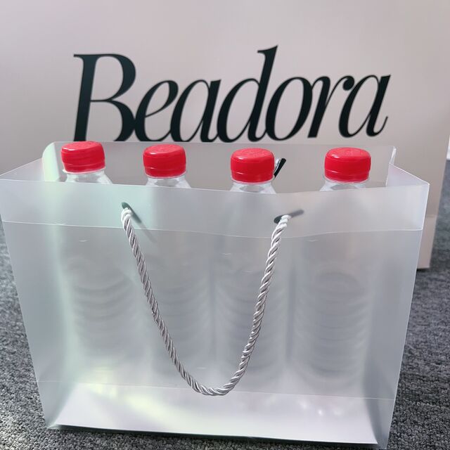Bolsa de Presente Transparente à Prova d'Água de Plástico Fosco