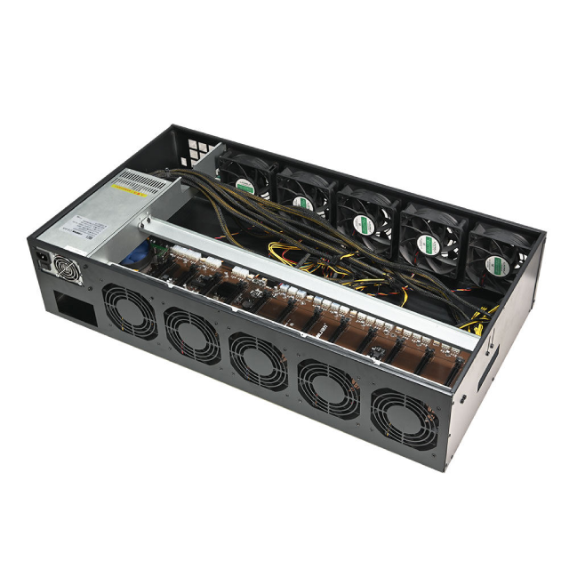 12 GPU Server Case B250 Motherboard 5.5cm Spacing | Lianli