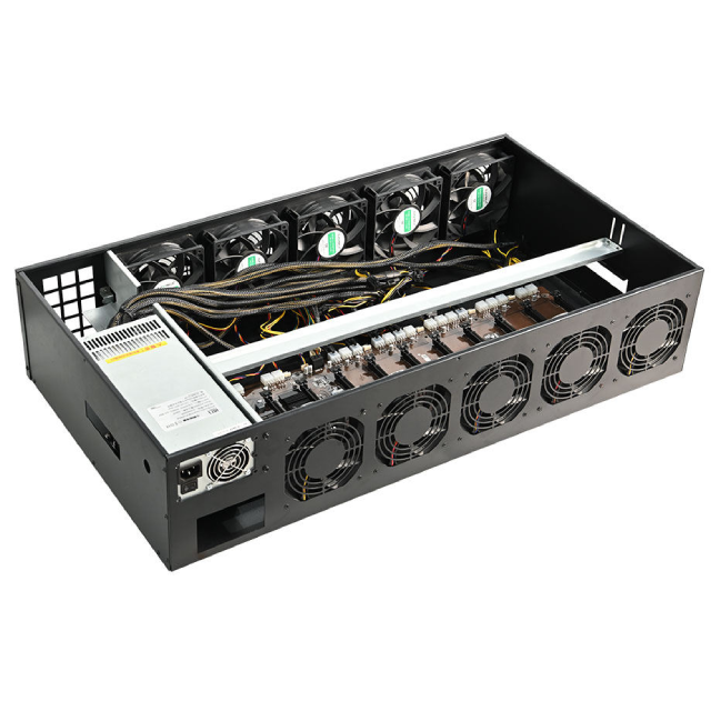 12 GPU Server Case B250 Motherboard 5.5cm Spacing | Lianli