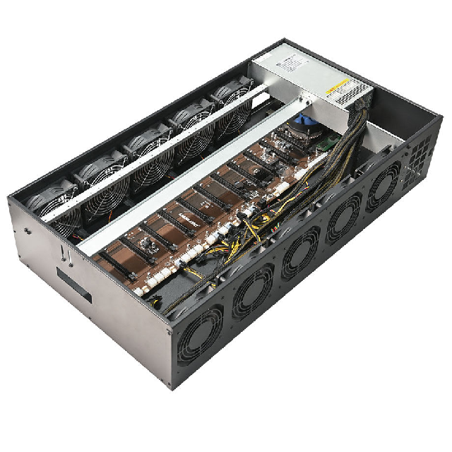 12 GPU Server Case B250 Motherboard 5.5cm Spacing | Lianli