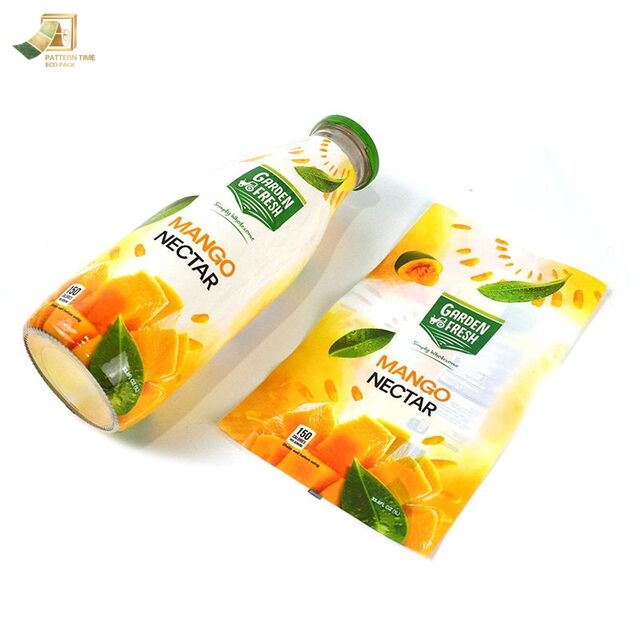 Film Rétractable Personnalisé GH-printing, Film Rétractable PVC Imperméable pour Bouteilles de Boissons