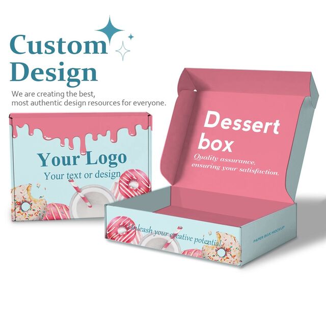 Individuell bedruckte Donut-Schokoladen-Geschenkbox