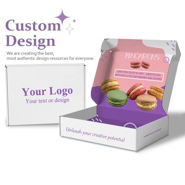 Individuell bedruckte Donut-Schokoladen-Geschenkbox