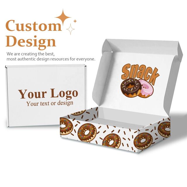 Individuell bedruckte Donut-Schokoladen-Geschenkbox