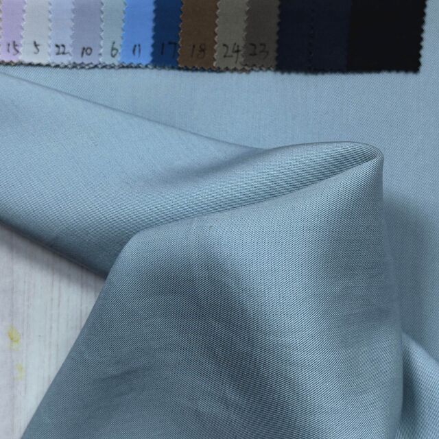 Tissu Sergé de Lyocell Anti-froissage pour Vêtements