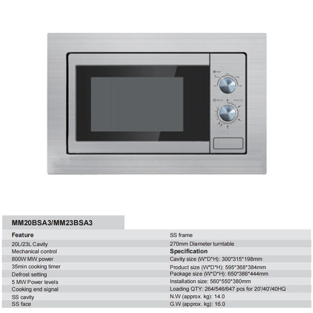Four Micro-ondes Convection avec Grill Intégré