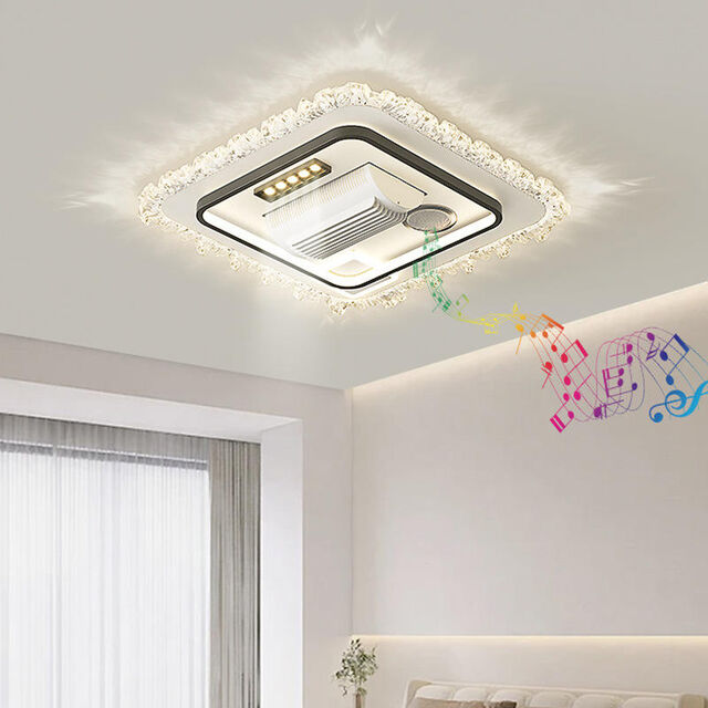 Ventilador de Techo sin Aspas RC DC con Luz