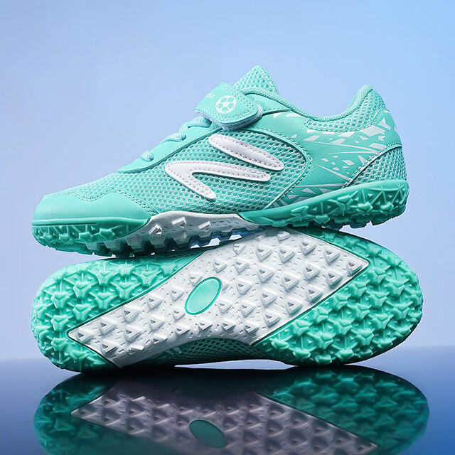 Lace Up Free Kids Outdoor Turf Football Shoes