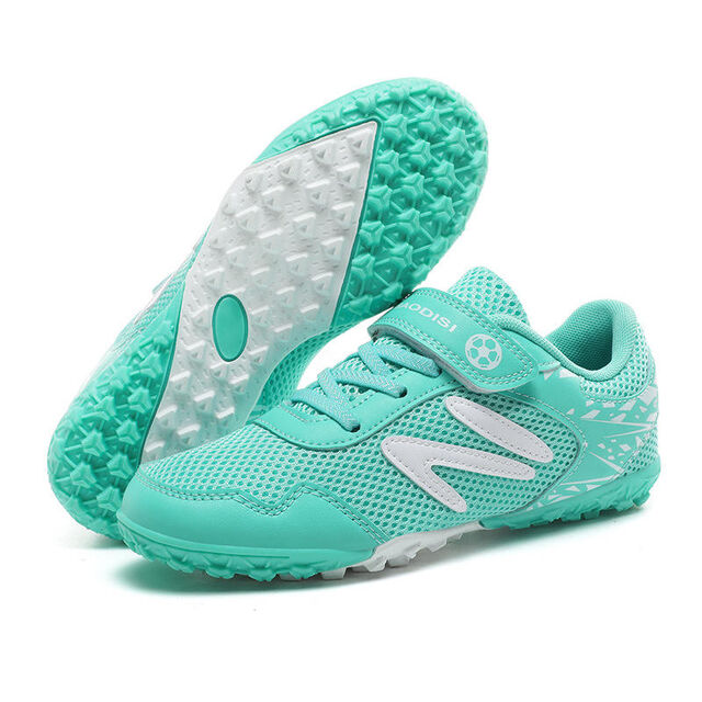 Lace Up Free Kids Outdoor Turf Football Shoes
