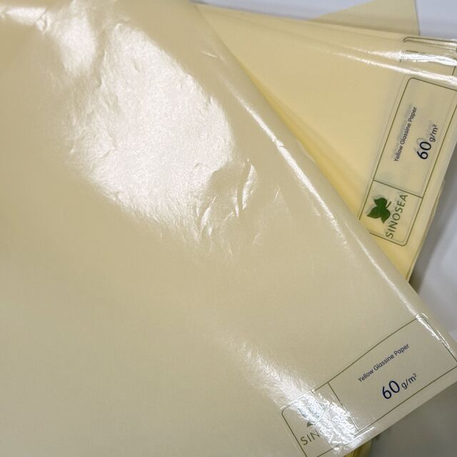 Gelbes einseitiges Trennpapier
