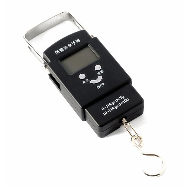 Balance Électronique Portable à Main, 50kg/10g, Balance Numérique pour Bagages