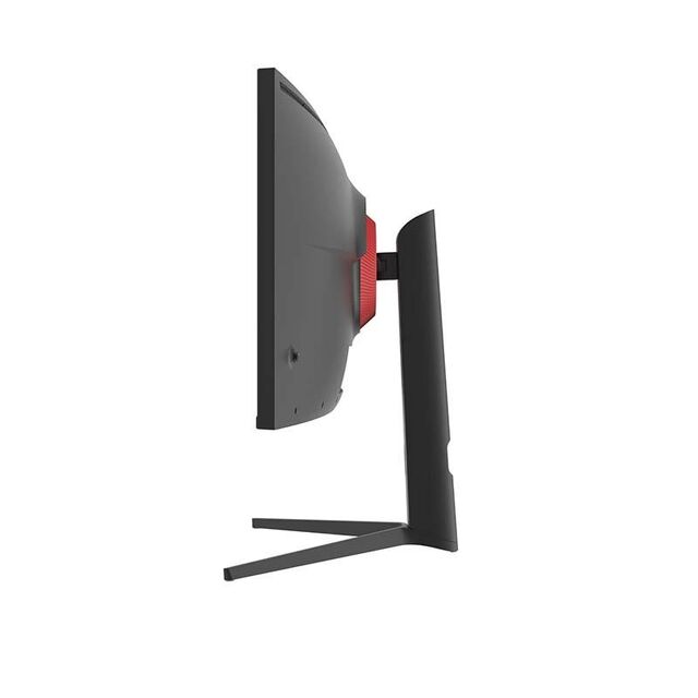 Ultra-breiter gebogener Desktop-Computermonitor