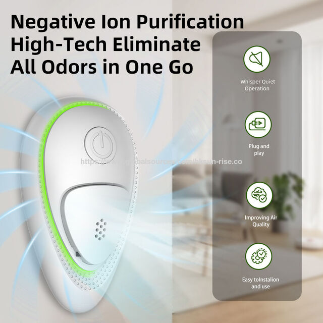 Purificateur d'air à ions négatifs économique et facile à contrôler, élimination continue des odeurs 24h/24 et 7j/7, protection de la santé familiale, amélioration de la qualité de l'air