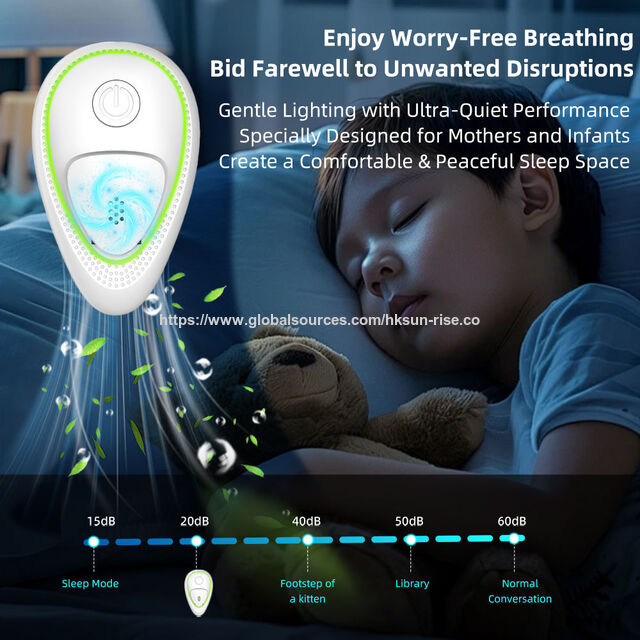 Purificateur d'air à ions négatifs économique et facile à contrôler, élimination continue des odeurs 24h/24 et 7j/7, protection de la santé familiale, amélioration de la qualité de l'air