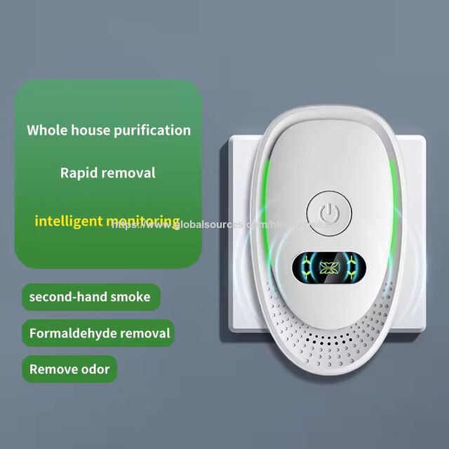 Purificateur d'Air Électrique en Plastique Vente en Gros d'Usine, Technologie d'Ions Négatifs Portable, Fonctionnement Silencieux, Ioniseurs Pratiques pour Chambre à Coucher à Domicile