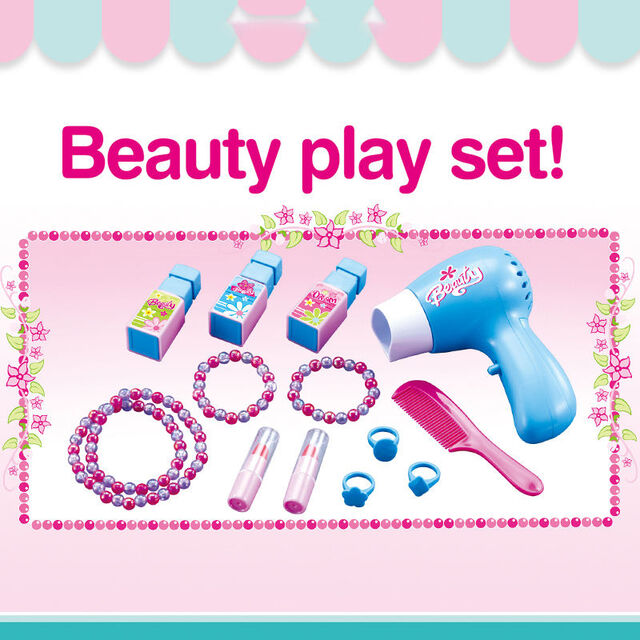 Girls Mirror Music Princess Dress Up Toy Dressing Table