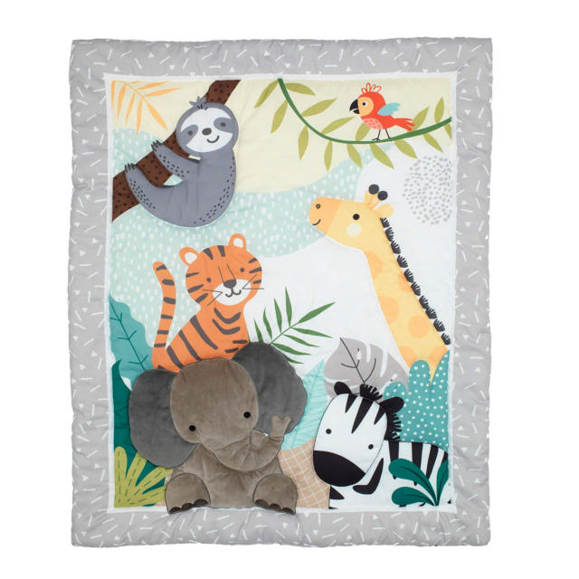 Cartoon Pattern Infant Nursery Baby Bedding Set