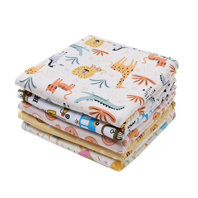 Two Layer Cartoon Printed Bamboo Viscose Baby Blanket
