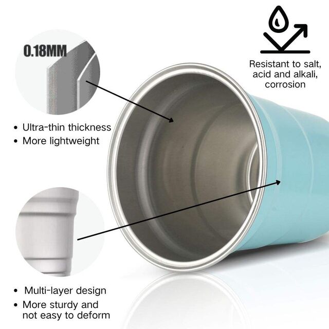 Gobelet Aluminium Personnalisé d'Extérieur