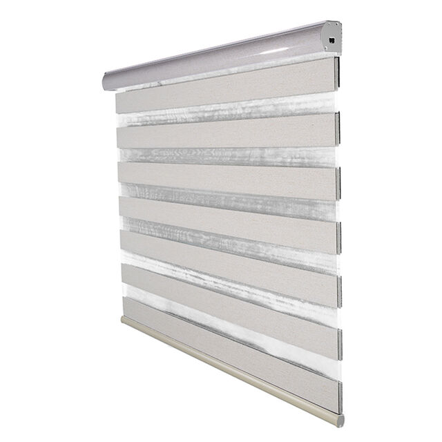 Persianas enrollables para protección dual de ventanas contra rayos UV