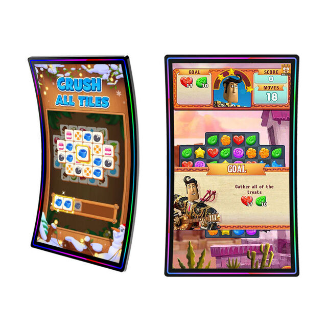 Gebogener Touchscreen für Gaming-Displays