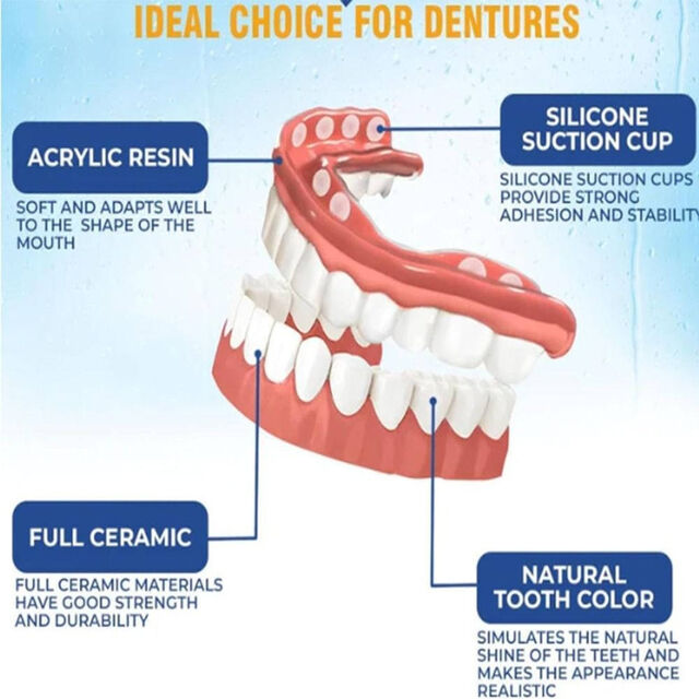 Almofada de silicone para adesão em reparo de dentaduras