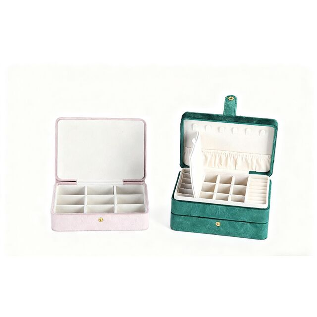 Boîte de Rangement de Bijoux de Luxe Multicouche, Étui de Rangement Pliable Magnétique pour Femmes