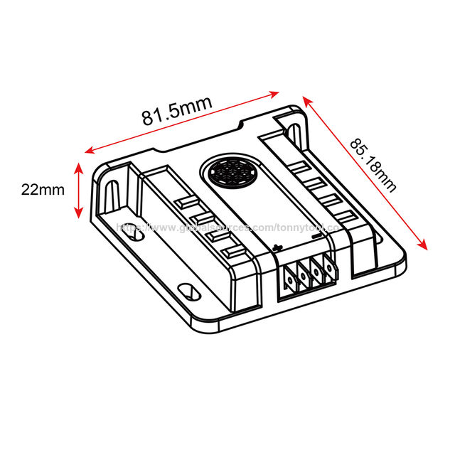 Alarma de Respaldo 10V-100V 87-100DB Beeper Impermeable para Camiones, Montacargas, Furgonetas, Equipos Pesados (Alarmas de Retroceso para Vehículos)