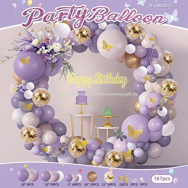 Grosir Kit Lengkungan Balon Lateks, Set Perlengkapan Dekorasi Pesta Ulang Tahun, Natal, Pernikahan