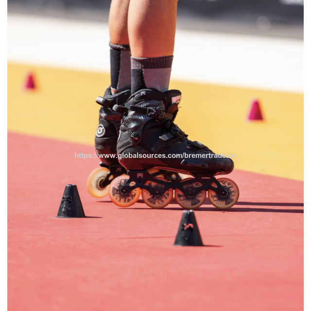 Patinettes en Ligne Professionnelles de Slalom pour Adultes - Patins Avancés pour Performance Freestyle, Contrôle de Précision et Patinage Urbain