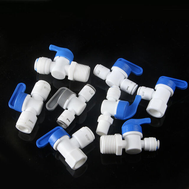 2/3-Point Quick-Connect Ball Drain Valve for Water Purifier