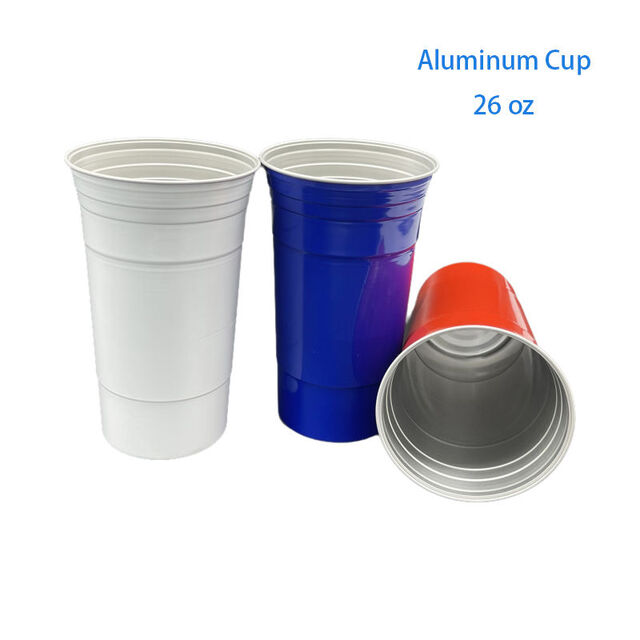 Gobelet Jetable Écologique en Aluminium pour Boissons de Barbecue