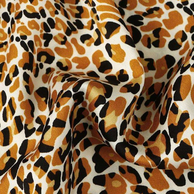 Ärmelloses Chiffon-Kleid mit Leopardenmuster für Mädchen, perfekt für den Sommer