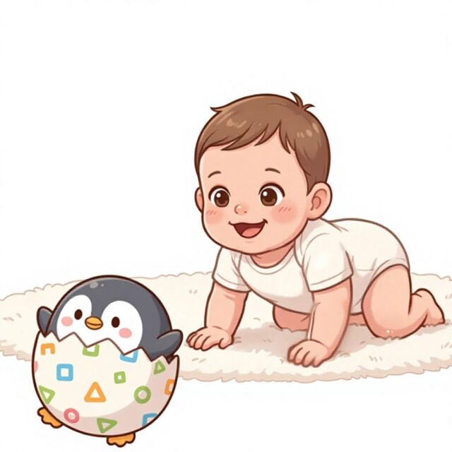 Jouet en Peluche Musical Sautillant pour Bébé qui Rampe