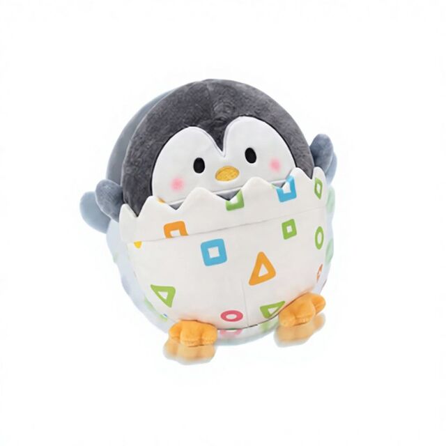 Jouet en Peluche Musical Sautillant pour Bébé qui Rampe