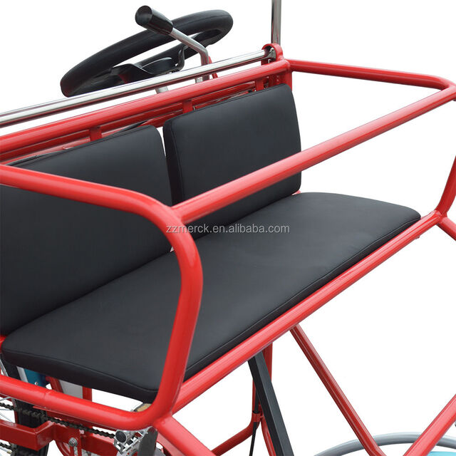 Bicicleta Surrey de Cuatro Ruedas en Tandem para Alquiler en Parques